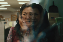  Actress Michelle Yeoh portrays Evelyn Wong, who is shown being split between two dimensional realities in the film 'Everything Everywhere All at Once.'